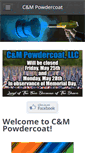 Mobile Screenshot of cmpowdercoat.com