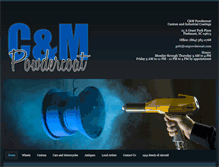 Tablet Screenshot of cmpowdercoat.com